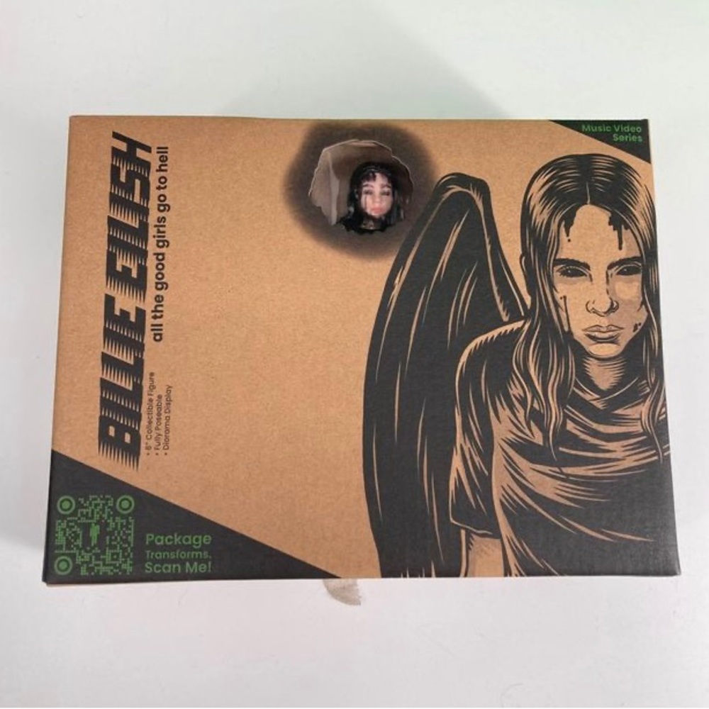 Billie Eilish Collectible Figure All The Good Girls Go To Hell 6” Poseable Doll